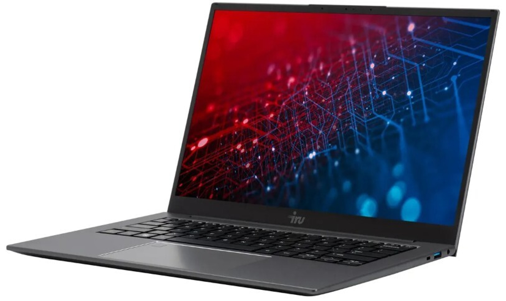 Ноутбук  iRu Planio 14INPR 14 ", Intel N, 16 Гб RAM, 512 Гб SSD, UHD Graphics, Серый