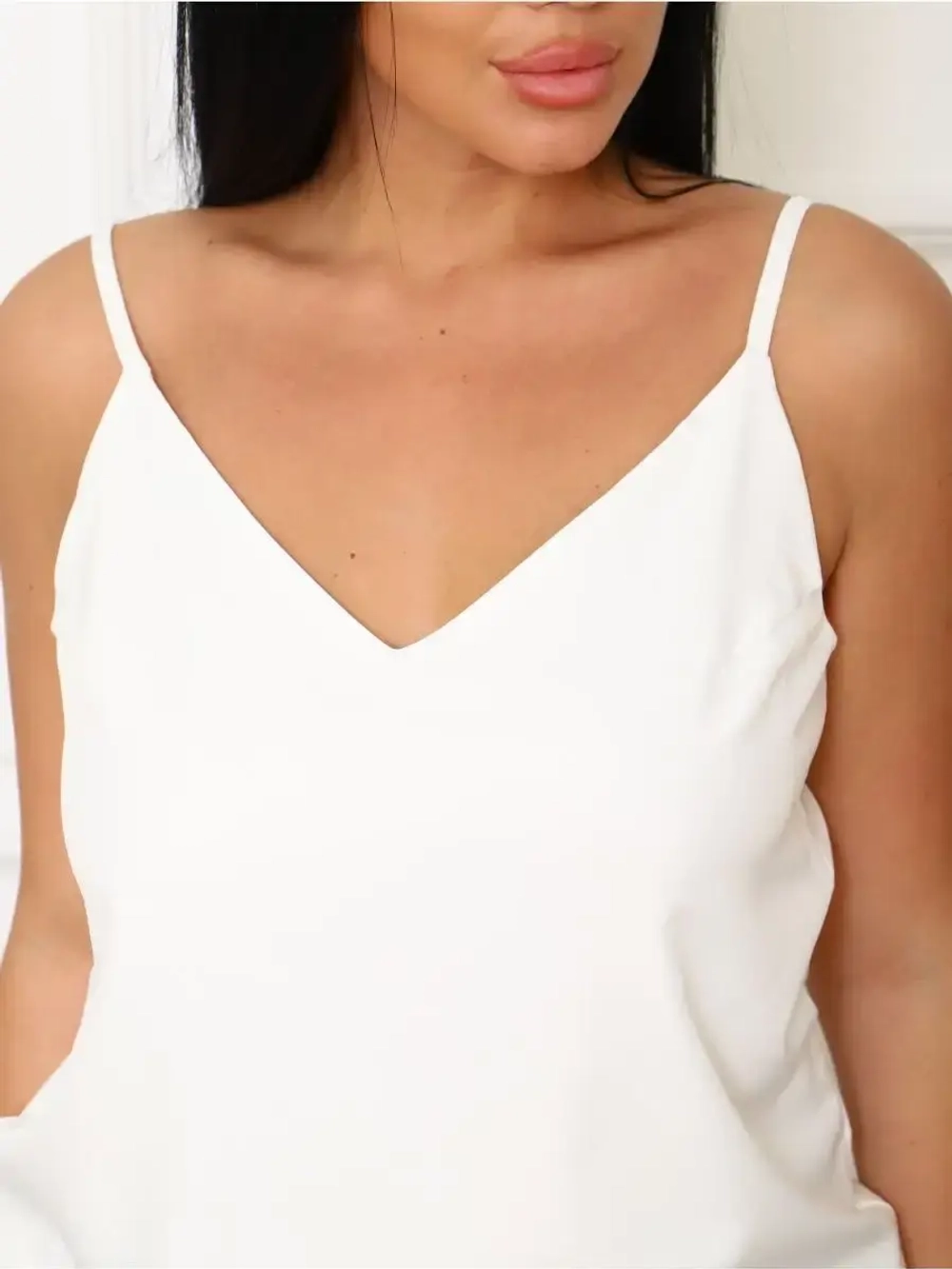 Топ под пиджак в бельевом стиле