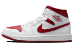 Air Jordan 1 Mid 'White Pomegranate' Women's
