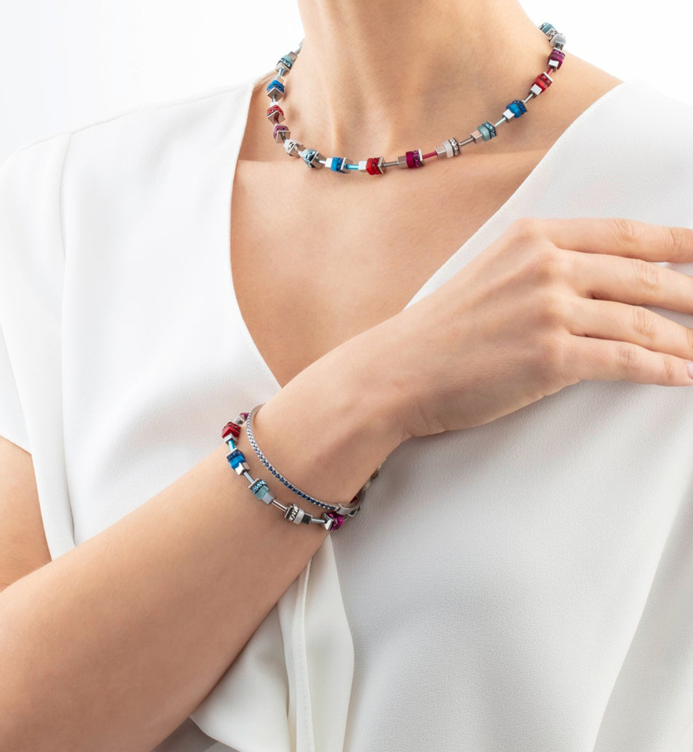 Браслет Coeur de Lion Blue-Silver 0146/32-0717 17