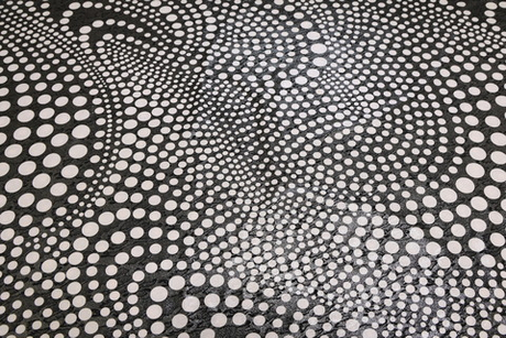 Трикотаж металлик горох