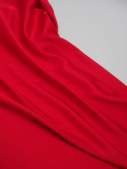 Шёлк Армани красный глянцевый плотность 90 г/м2 метражом