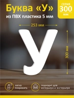 Буквы из пластика на стену