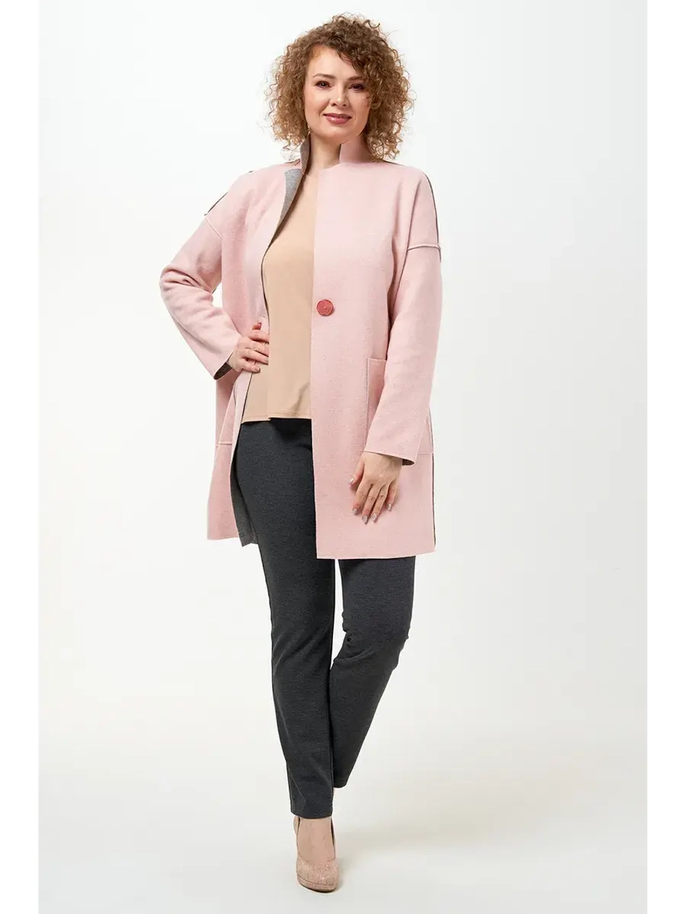 Пальто шерстяное