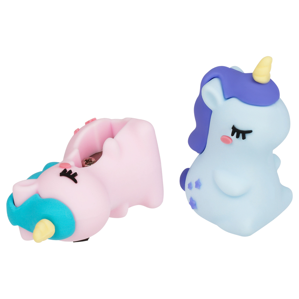 Точилка MESHU, "Unicorn", 1 отверстие, ассорти