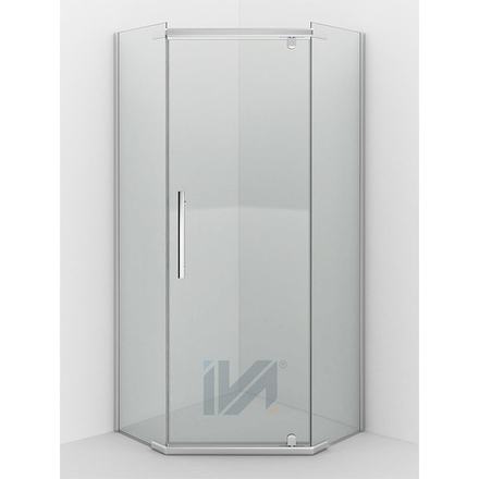 Душевое ограждение IVA E1PC90C 900*900*2000 (без поддона) светлое стекло