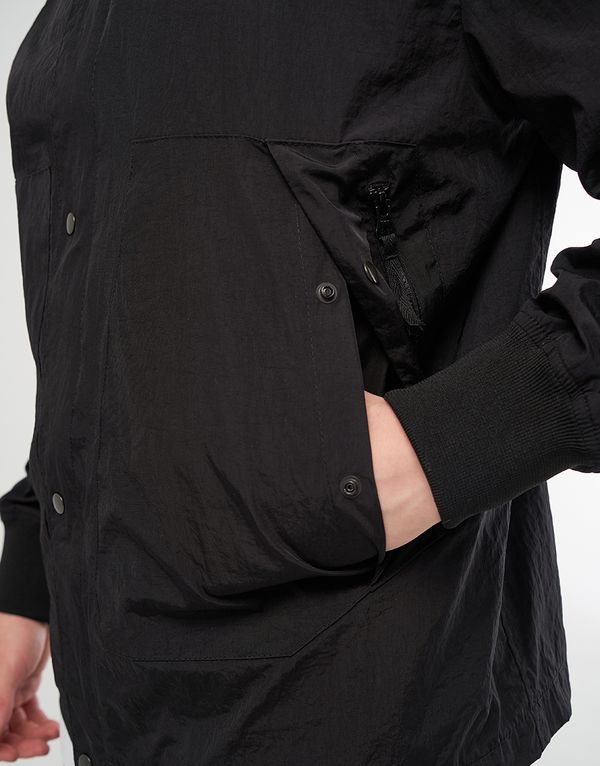 Ветровка We Don’t Care Crinkle Nylon Windrunner Jacket Black - фото 5