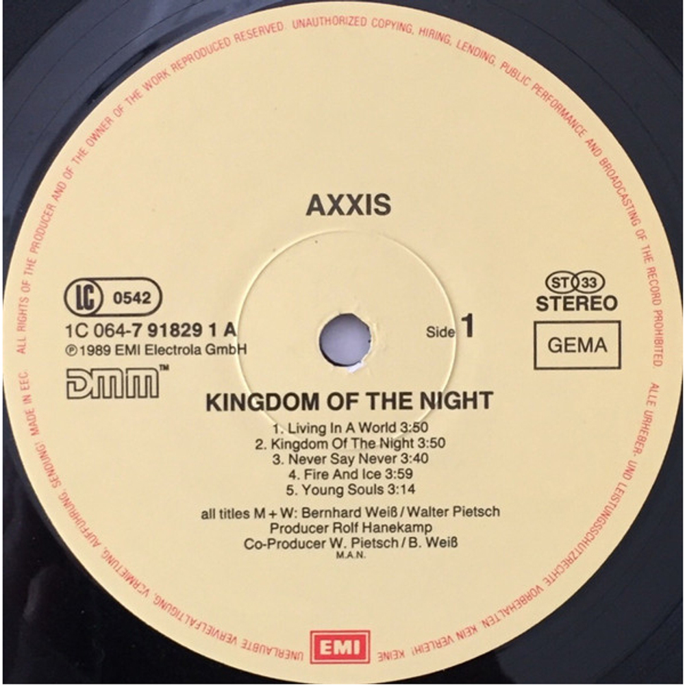 Axxis / Kingdom Of The Night (LP)