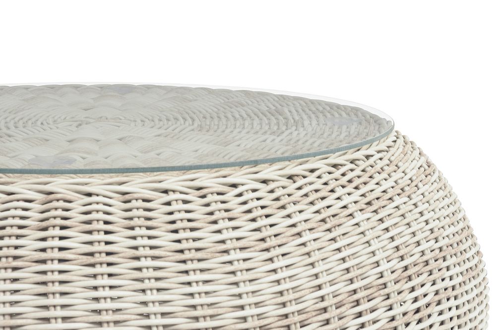 "Барселона" журнальный столик из искусственного ротанга, цвет бежевый