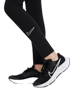 Штаны для девочки теннисные Nike Therma-FIT One Outdoor Play Leggins - black/white