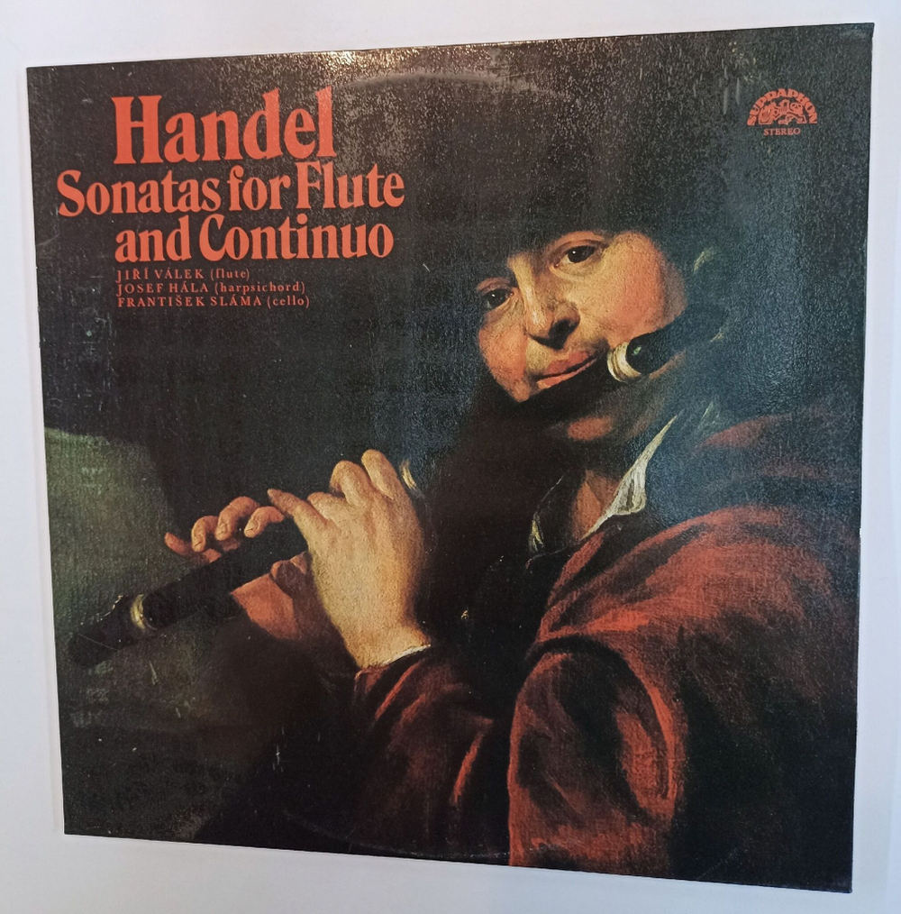 Винтажная виниловая пластинка LP Georg Friedrich Handel, Jiri Valek, Josef Hala, Frantisek Slama Handel Sonatas For Flute And Continuo 2LP (Чехословакия 1975)