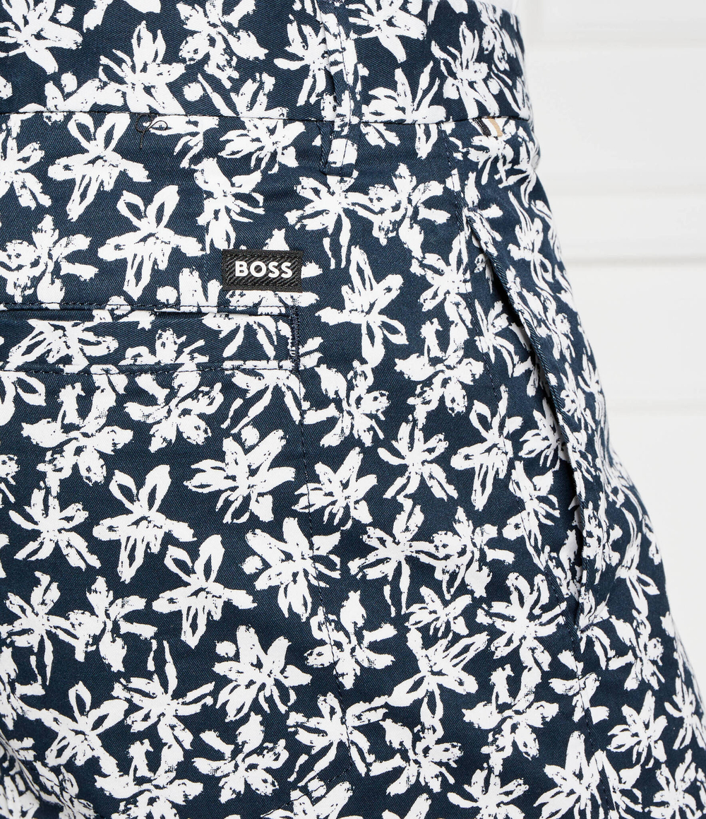 Шорты Karlos-Shorts BOSS BLACK - темно-синий(50512961)