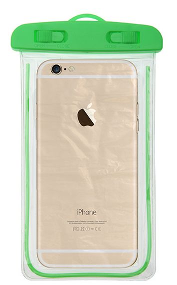 Чехол водонепроницаемый для телефона Borne зеленый