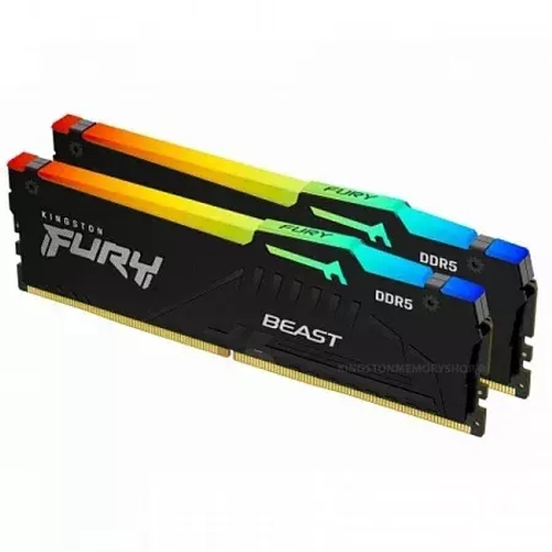 Оперативная память Kingston FURY Beast Black RGB [KF560C40BBAK2-32]