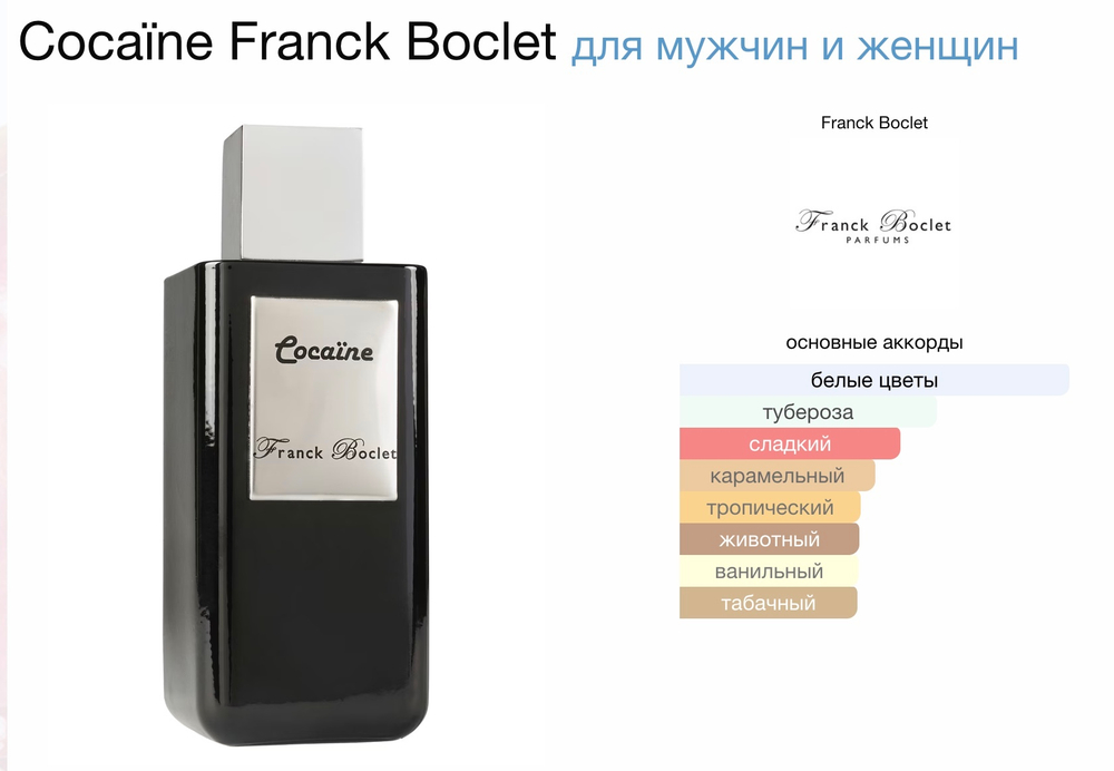 Franck Boclet - Cocaine (унисекс)