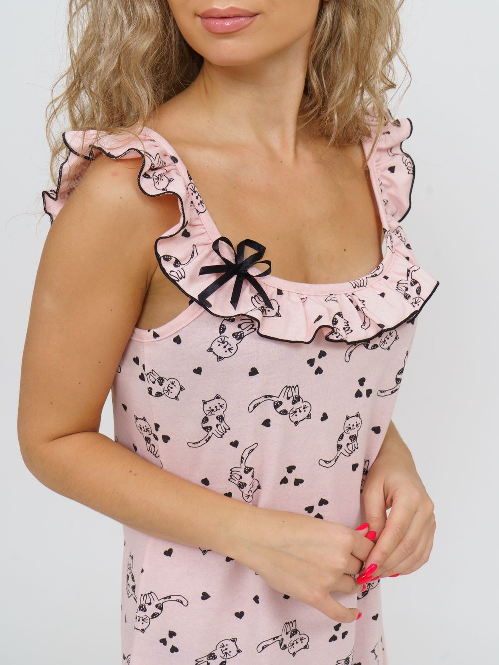 0014 Ночная сорочка "Кошки" SveTekst (Акция)