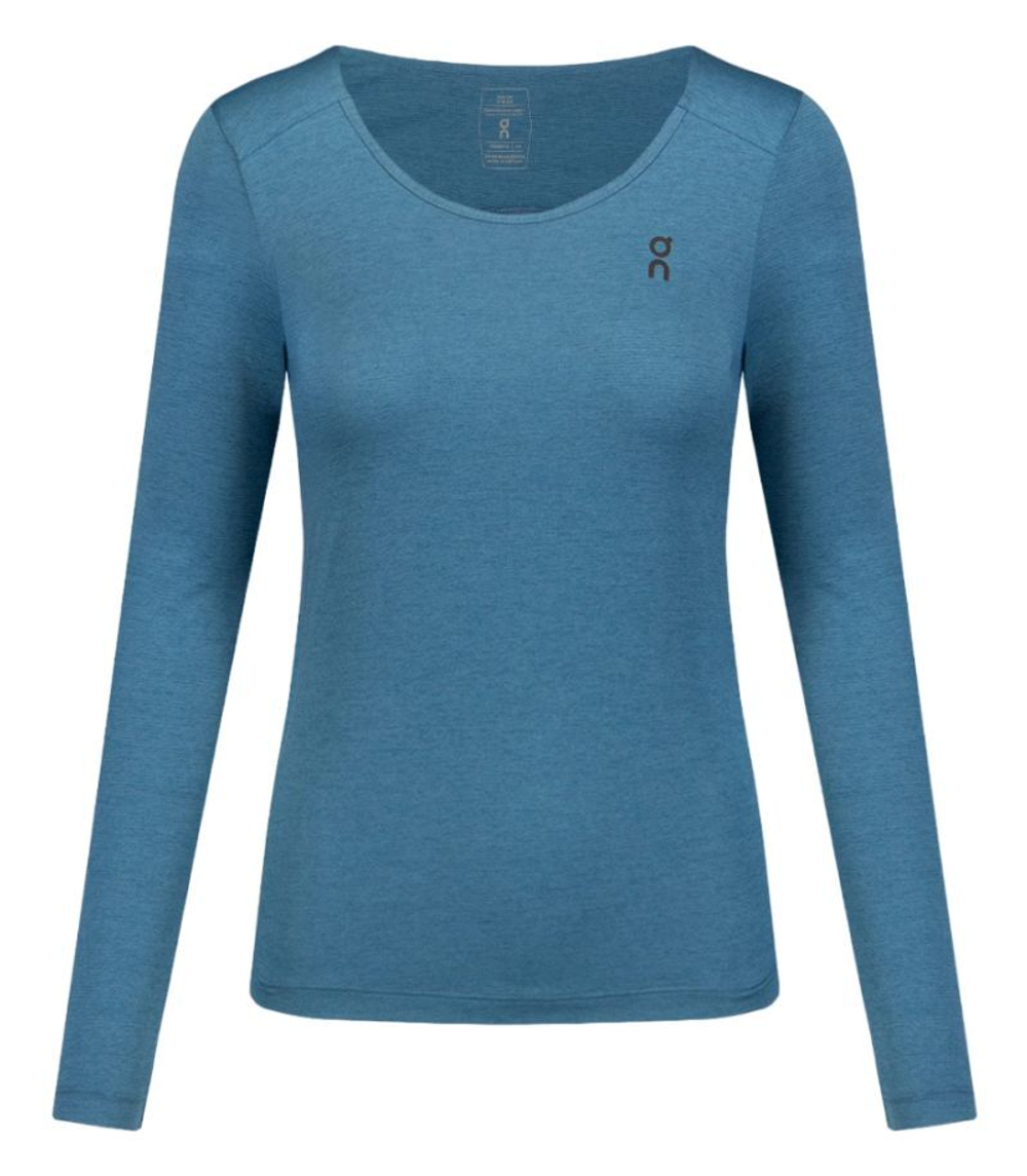 Женская теннисная футболка (dł. Рукава) ON Performance Long-T - небесный