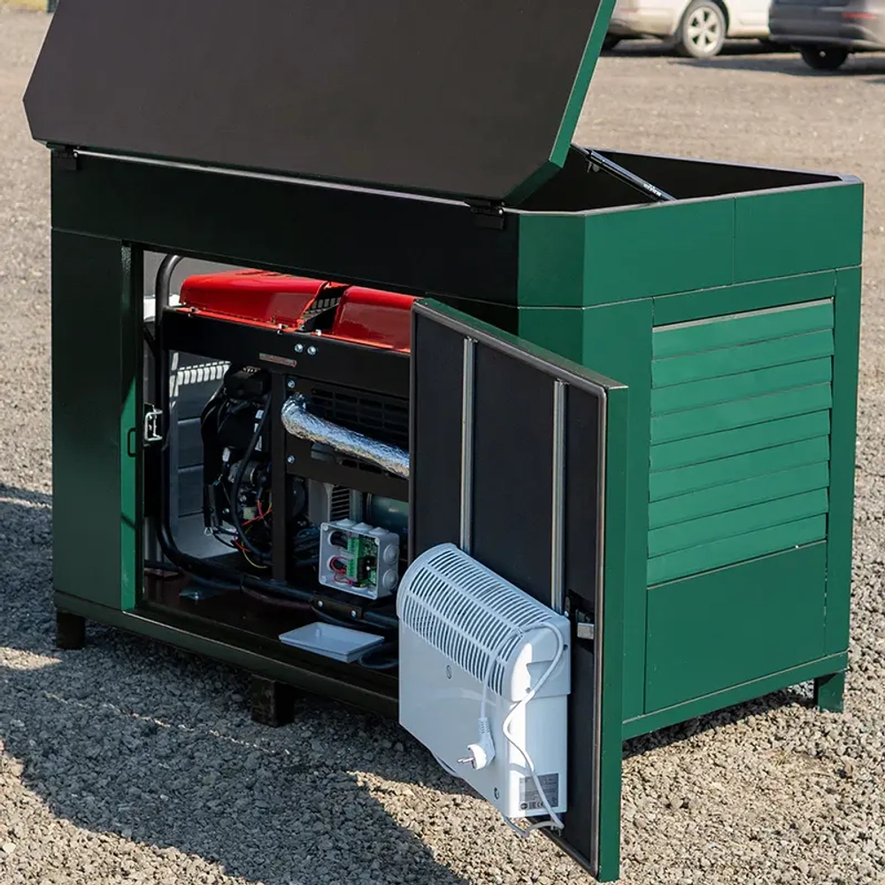 Кожух для генератора Geon Premium 1400W зимний RAL 6005 GP1400W6005