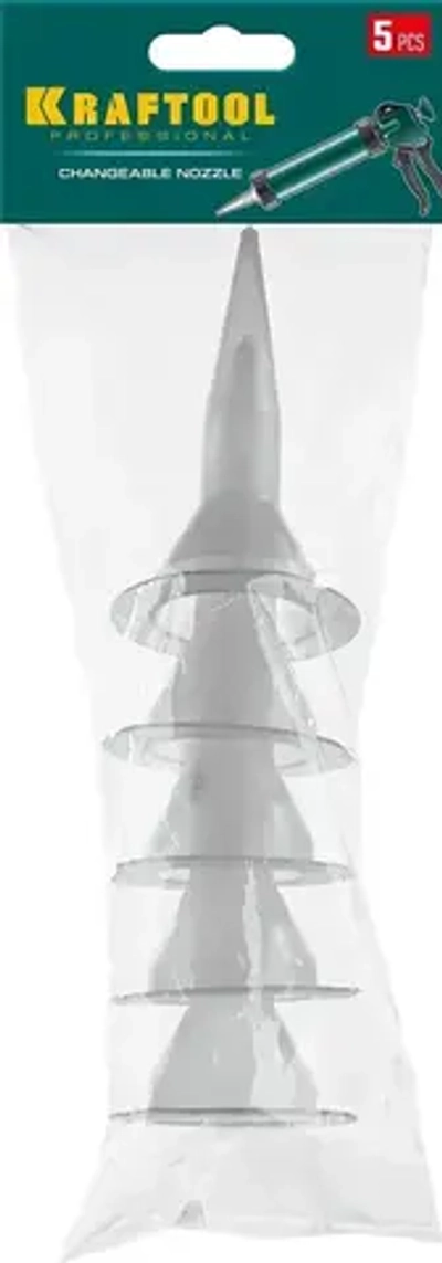 Запасные сопла для закрытых пистолетов для герметика, 5 шт KRAFTOOL