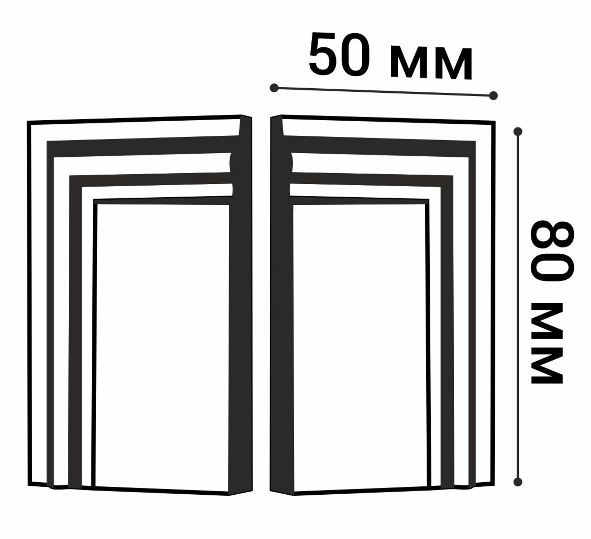 Завершающий элемент XPS POLYMER Н 80- комплект 2шт