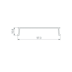 Экран ARH-LINE-6085-3000 OPAL (Arlight, Пластик) 033820
