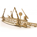 Деревянный 3D-конструктор "Переезд и рельсы"