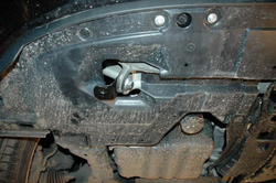 Защита картера двигателя, КПП (2 мм, сталь) для Mitsubishi Outlander XL 2006-07/2012 (V = 2.0; 2.0d; 2.2d; 2.4), Citroen C-Crosser 2007-2013 (V = 2.4; 2.2d), Citroen C4 AirCross 2012-2017 (V = 2.0 AT), Peugeot 4007 2007-2012 (V = 2.2 HDI; 2.4) Sheriff.05.1282