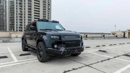 Алюминиевый передний бампер с лебедкой для LAND ROVER DEFENDER L663 2019+ Лэнд Ровер Дефендер