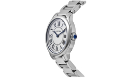 CARTIER RONDE DE Quartz Movement 30m Water Resistance Women"s Watch Watch 29mm Silver Dial Stainless Steel Case