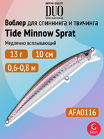 Воблер DUO Tide Minnow Sprat 100 SF, CCC0676 Mat Mullet Pink Back
