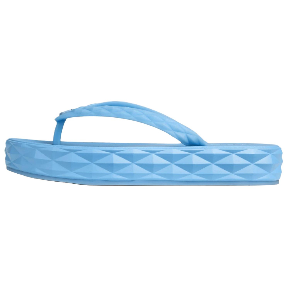 Jimmy Choo Diamond Flip Flops Women"s Gray Blue
