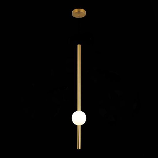 SL1222.233.01 Светильник подвесной ST-Luce Золотистый/Золотистый, Белый LED 1*18W 4000K ANGURRA