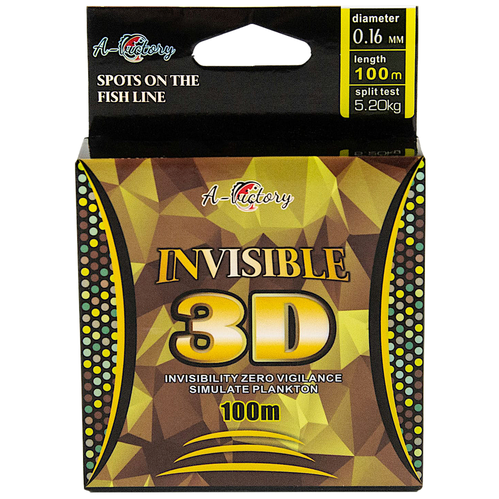 Леска Invisible 3D 100м -