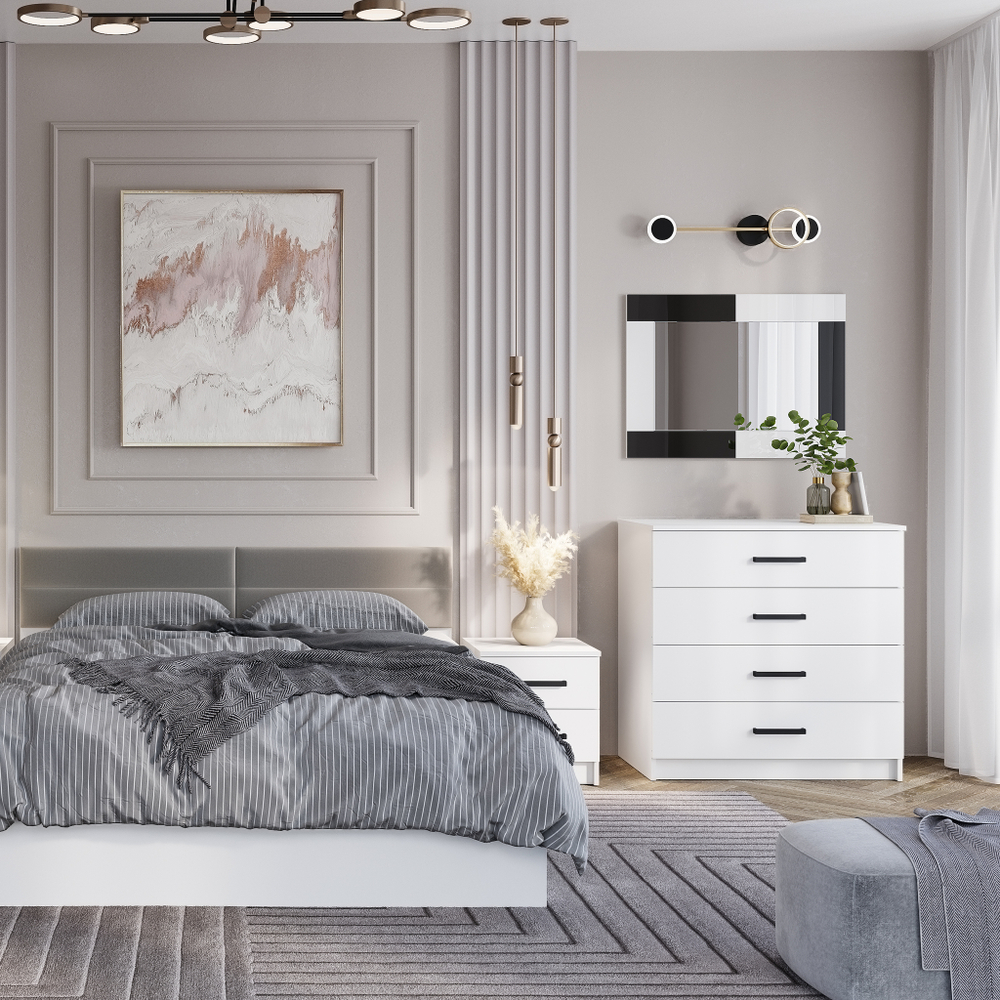 Комод Фьюжн КМ-02 белый