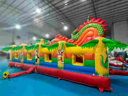 Коммерческий надувной батут «Змей Горыныч» 8,5*7*6 м