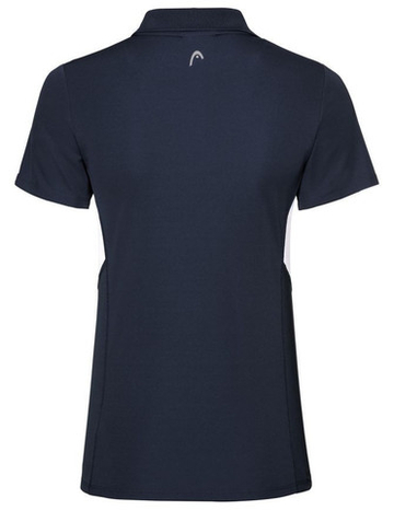 Футболка для девочки теннисная Head Club Tech Polo Shirt - небесный
