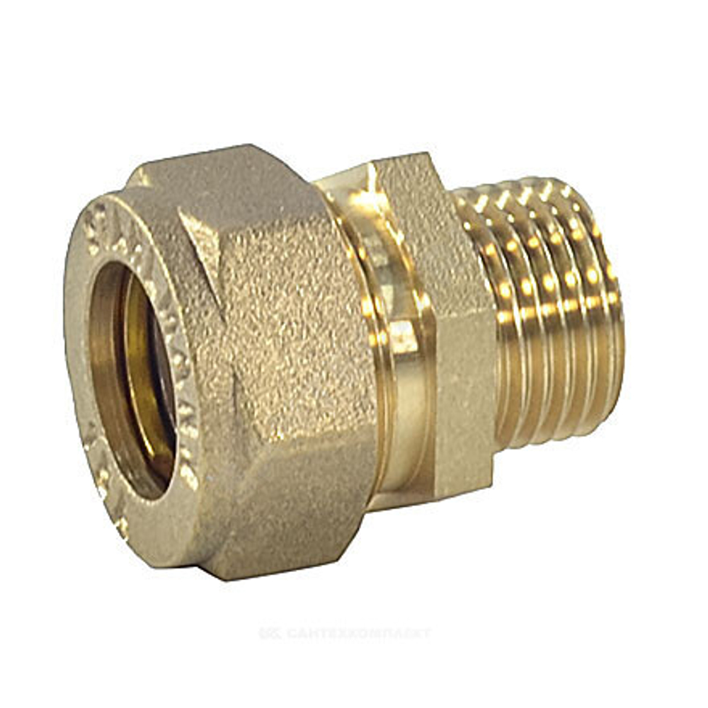 Муфта латунь 15Aх1/2" обжим/НР STAHLMANN SSML1501/2BEF