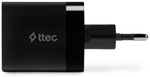 Зарядное устройство TTEC SmartCharger Duo PD 45W черный