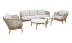 Диванная группа из тика Joygarden ТАЛАРА L, Natural Teak, бежевый