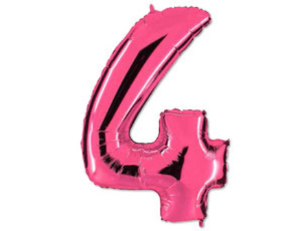 Г ЦИФРА 4  40" Розовый