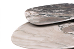 Стол журнальный Garda Decor Garda Decor стекло+мрамор белый 156*107*35 см