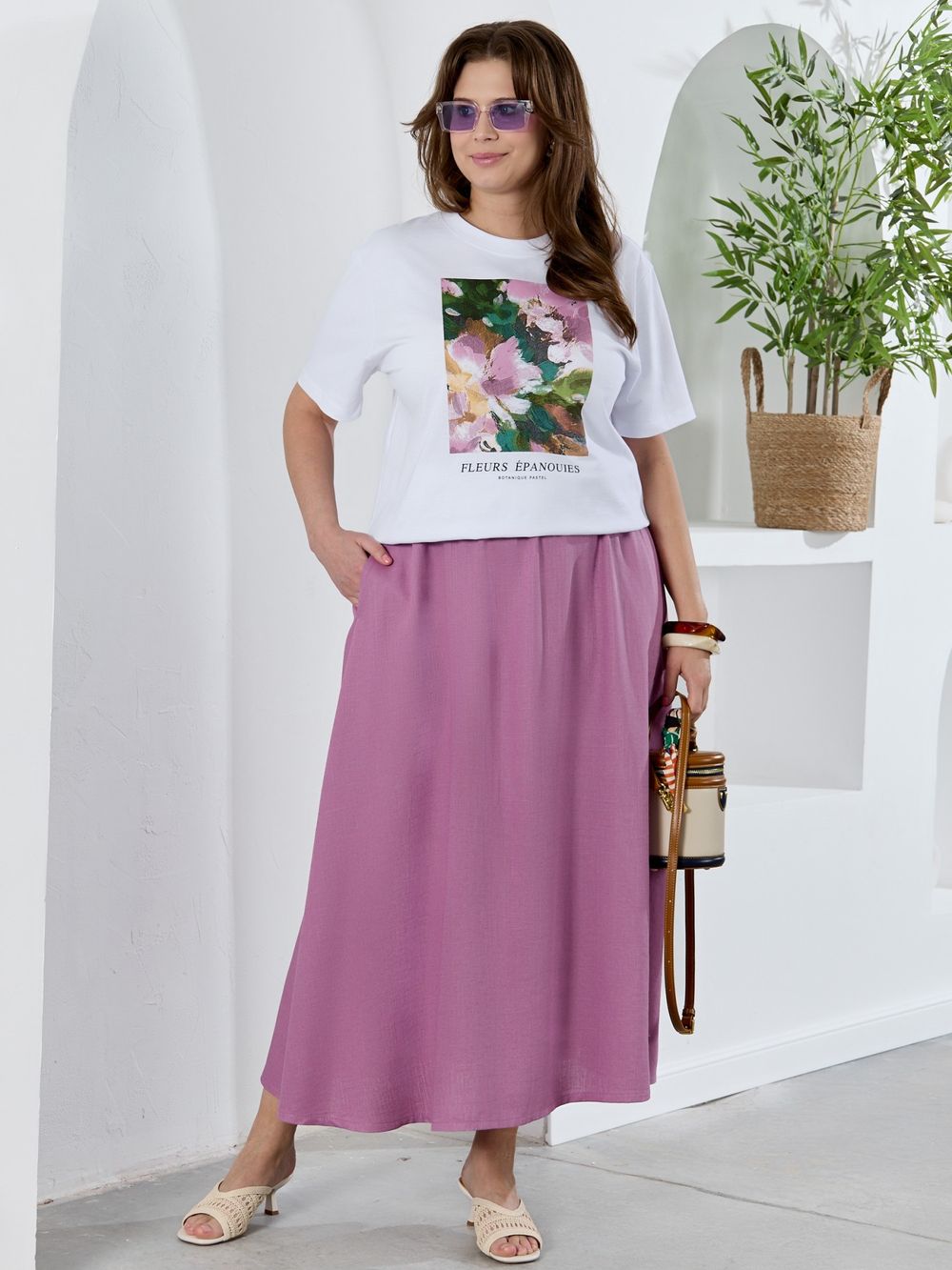 Юбка Камео-5 Виотекс ЛИЛОВЫЙ