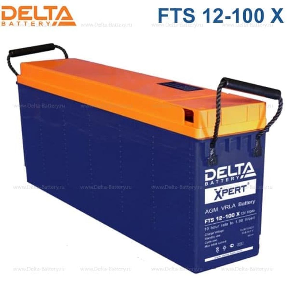 Аккумуляторная батарея Delta FTS 12-100 X (12V / 100Ah)