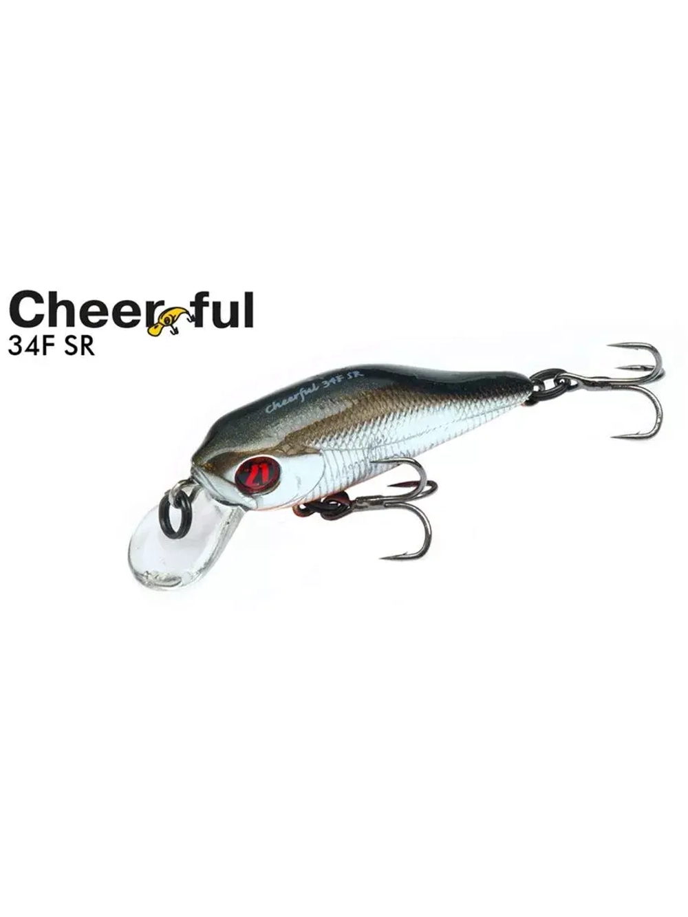 Воблер Cheerful 34F-SR 34мм. 1.45гр. 0.3-0.5 м. R45