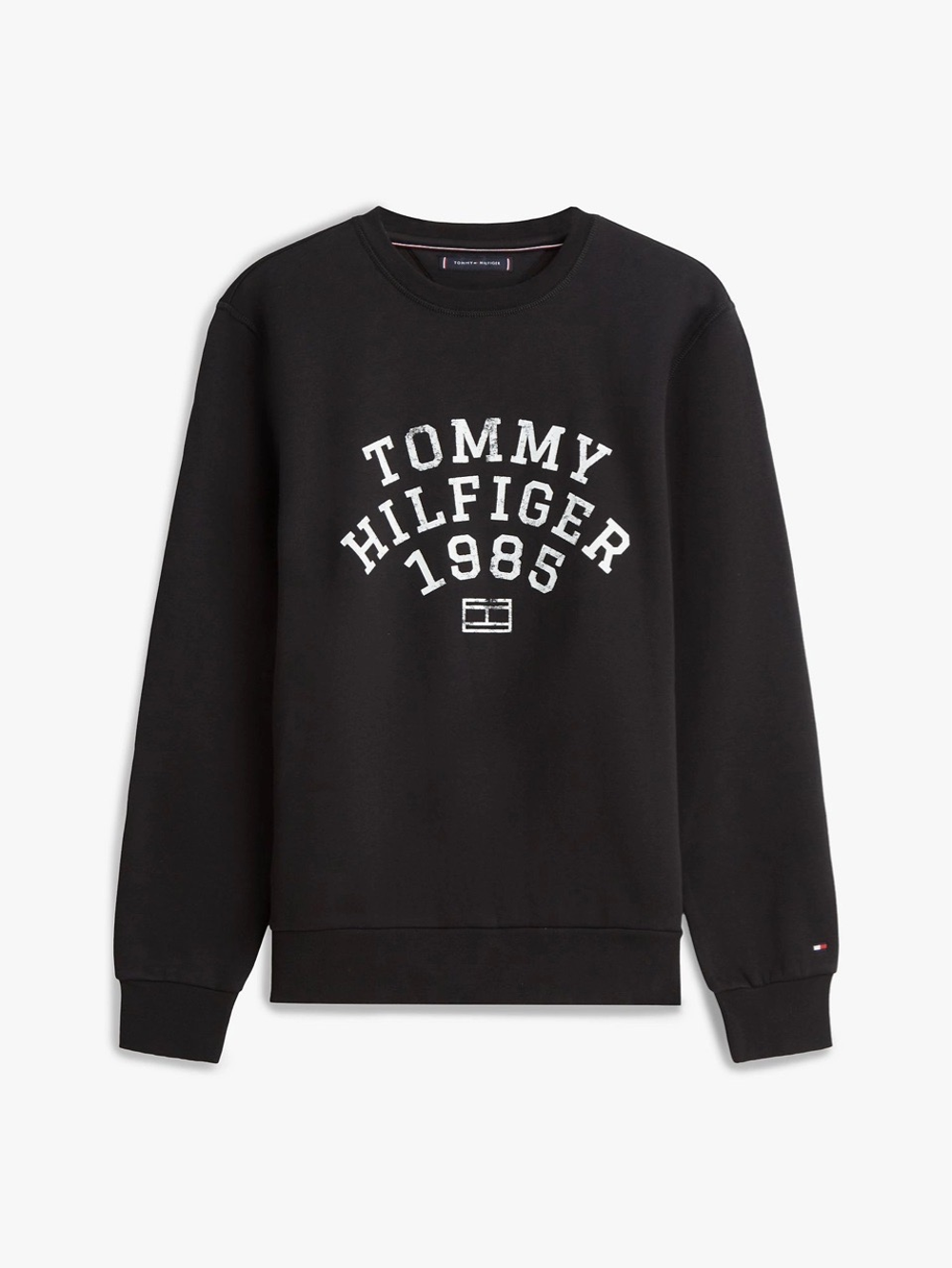 Свитшот Tommy Hilfiger Arch Logo Flex Fleece Black