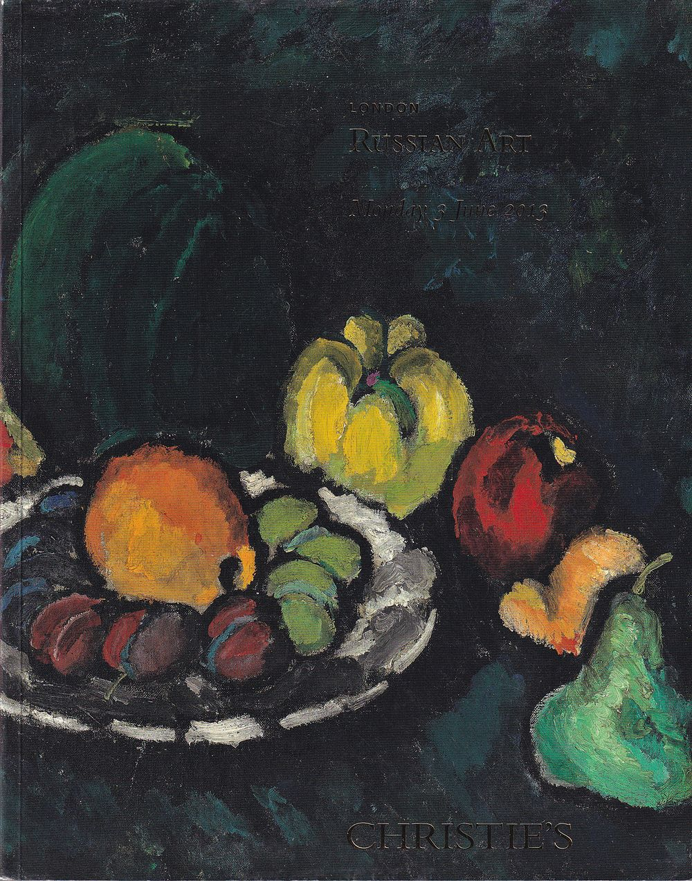 Каталог аукциона Christie's, Лондон, Русское искусство от 3 июня 2013 года