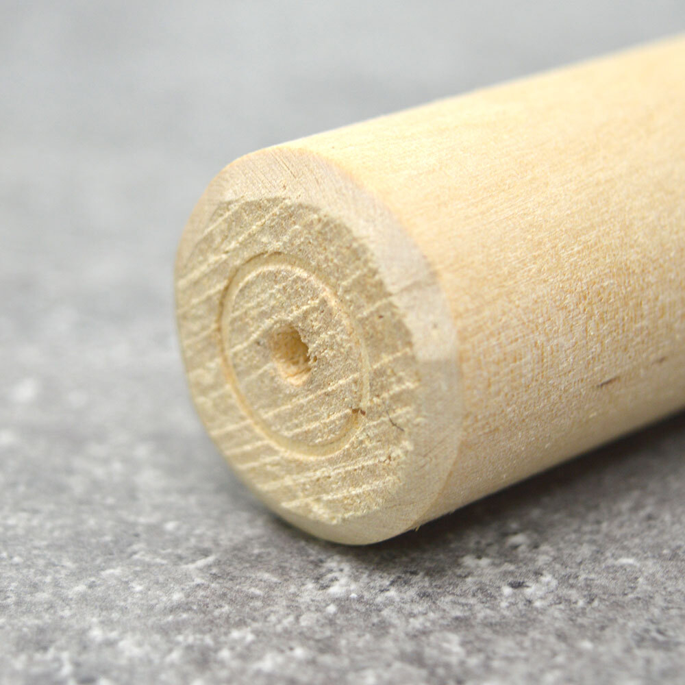 Скалка деревянная 60см цельная береза