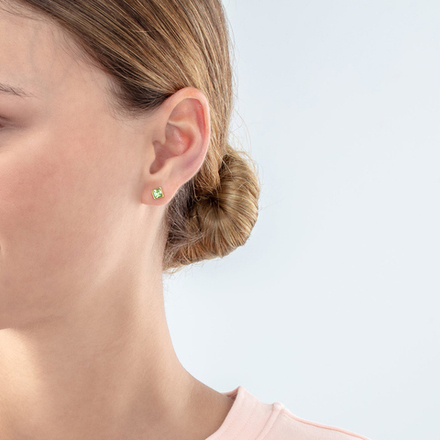 Серьги-пусеты Coeur de Lion Green-Gold 0501/21-0516