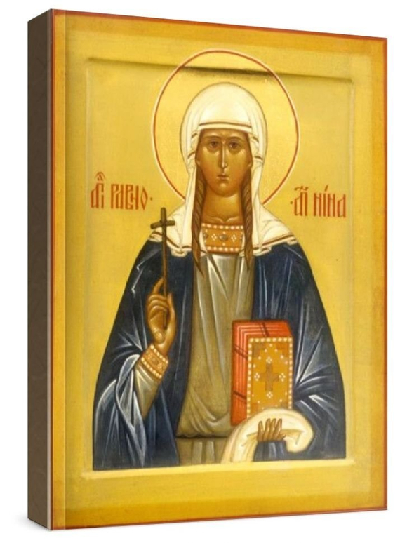 Нина, равноапостольная (рукописная икона)