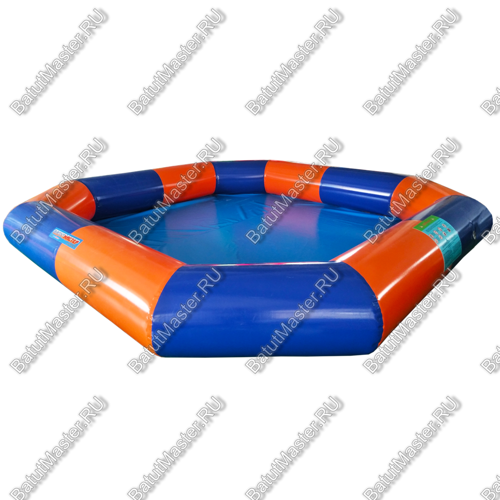 Квадратный надувной бассейн «Зебра», 4*4*0,5 м